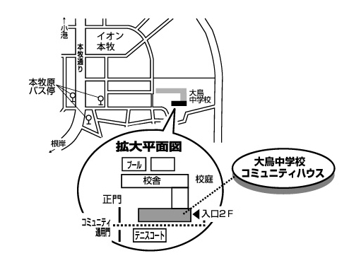 近隣の地図