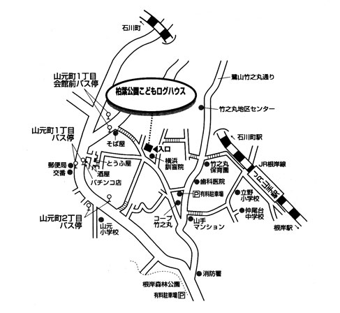 地図のイラストです